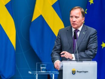 Ruotsin pääministeri. Stefan Löfven muutti kantaansa jengirikollisuuden ja maahanmuuton yhteydestä.Kuva: PELLE T NILSSON