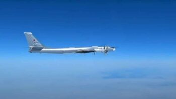Strateginen Tu-95-pommikone. Arkistokuva. / mil.ru